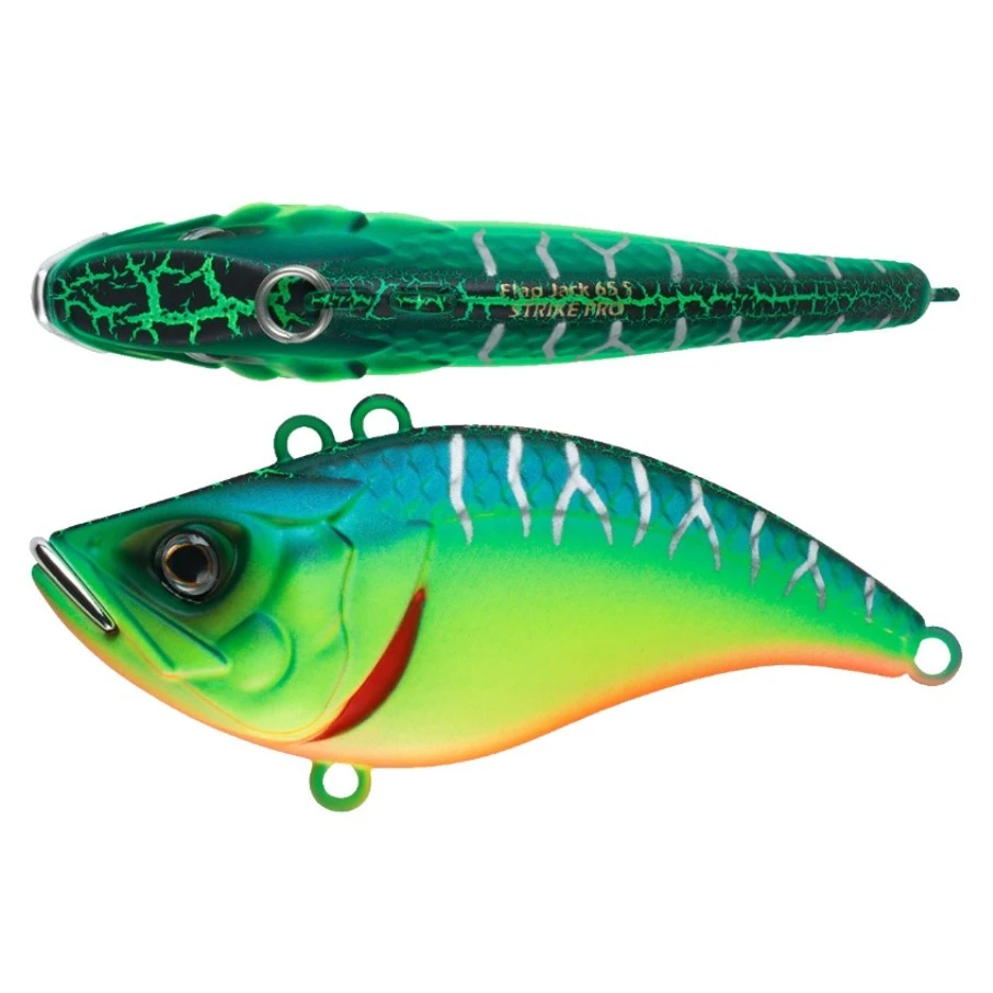 Воблер Strike Pro Flap Jack 65 A223S-RP Pearl Mat Tiger 13,6 гр   EG-128B#A223S-RP — крупный план
	                                    1