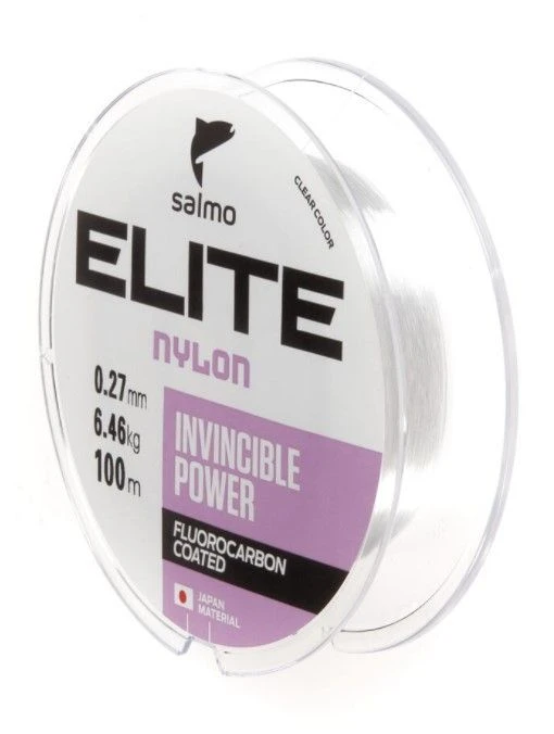 Леска монофильная Salmo Elite Fluoro Coated Nylon 100 м 0,27 мм    4118-027 — характеристики,  особенности конструкции