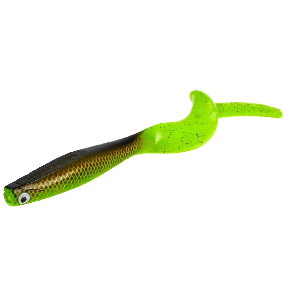 Силиконовая приманка Lucky John Kubira Fire Tail 7.0in 180 мм 1 шт PG45 3D BBS Series  140436-PG45 — крупный план
	                                    1
