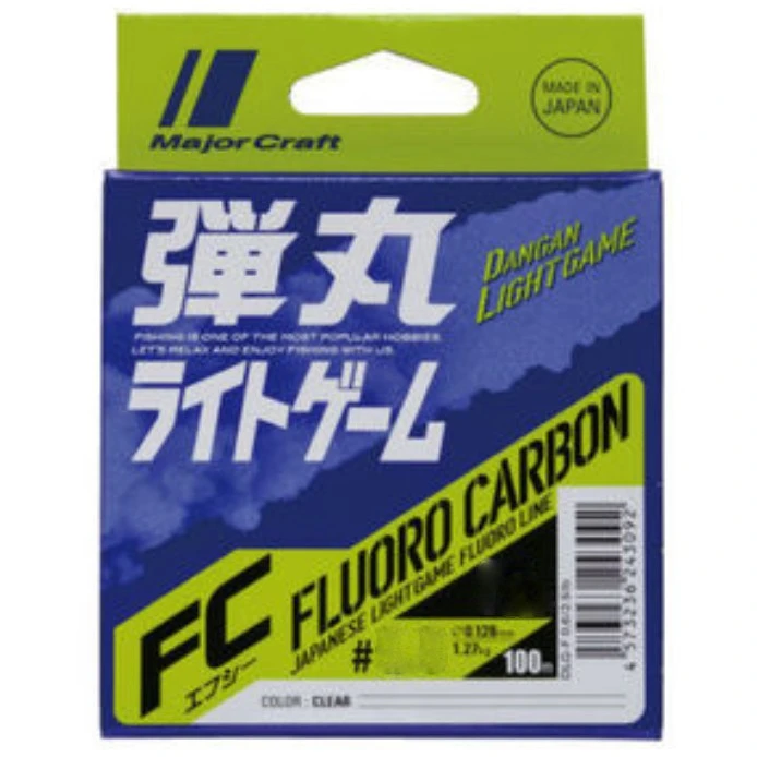Флюорокарбон Major Craft Dangan Light Game 100 м 0,165 мм  PE #1  DLG-F-1/4lb — характеристики,  особенности конструкции
