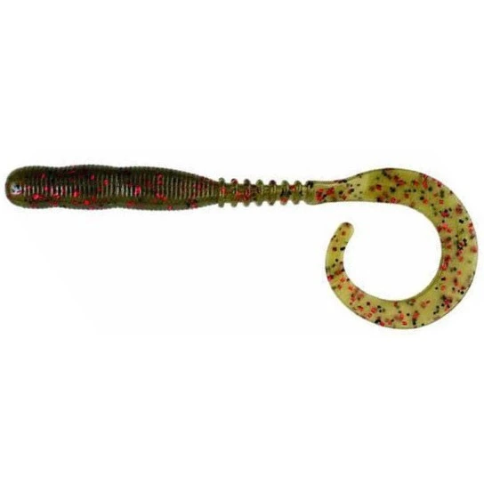 Силиконовая приманка Reins Curly Curly 100 мм 15 шт 025-Watermelon Red   CC-025 — характеристики,  особенности конструкции