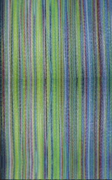 Плетеный шнур YGK X-Braid Upgrade X4 180 м  PE # 1 3 Color 0,165 мм — крупный план
	                                    1