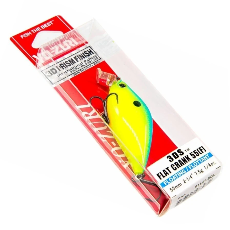 Воблер Yo-Zuri 3DS Flat Crank 55F BCL 7,5 гр   F1141-BCL — крупный план
	                                    1