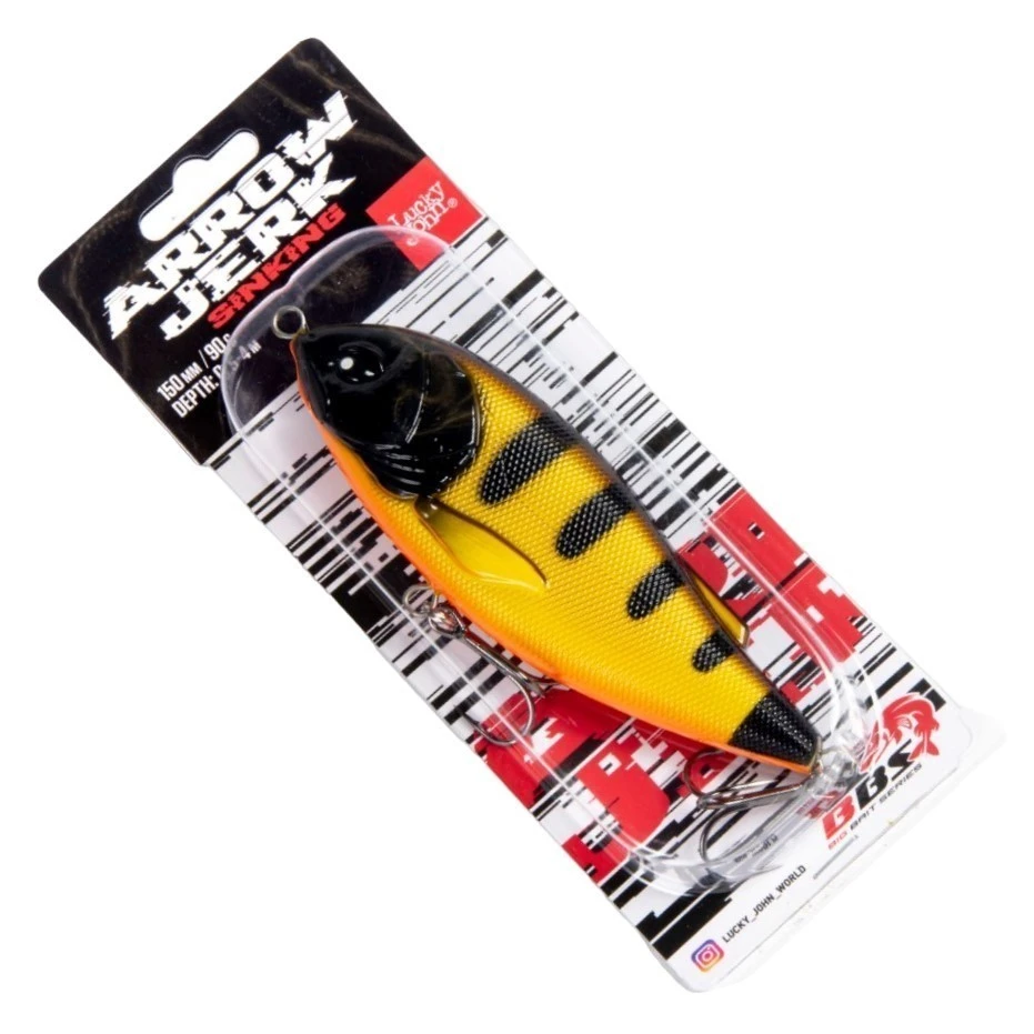 Воблер Lucky John Arrow Jerk 150S 029 90 гр BBS Original  LJO0515S-029 — крупный план
	                                    2