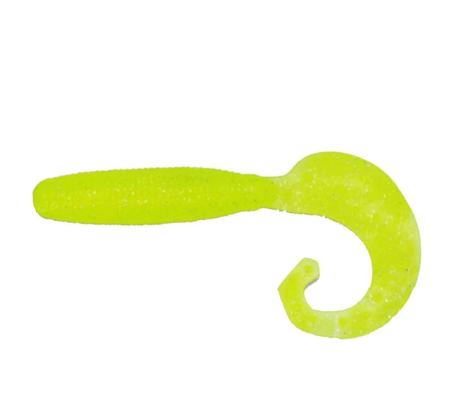 Силиконовая приманка Reins Fat G-Tail Grub 4 101 мм 10 шт 129-Glow Chart Silver   FGTG4-129 — характеристики,
	                                    особенности конструкции