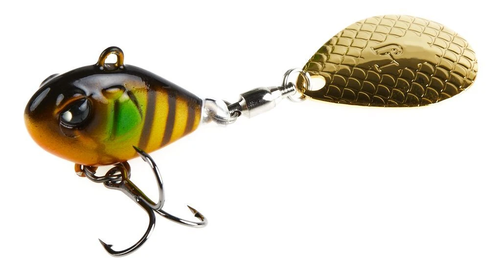 Тейл-спиннер Lucky John Basara Tail Spin 24 гр 69 мм 004   LJBTS24-004 — крупный план
	                                    1