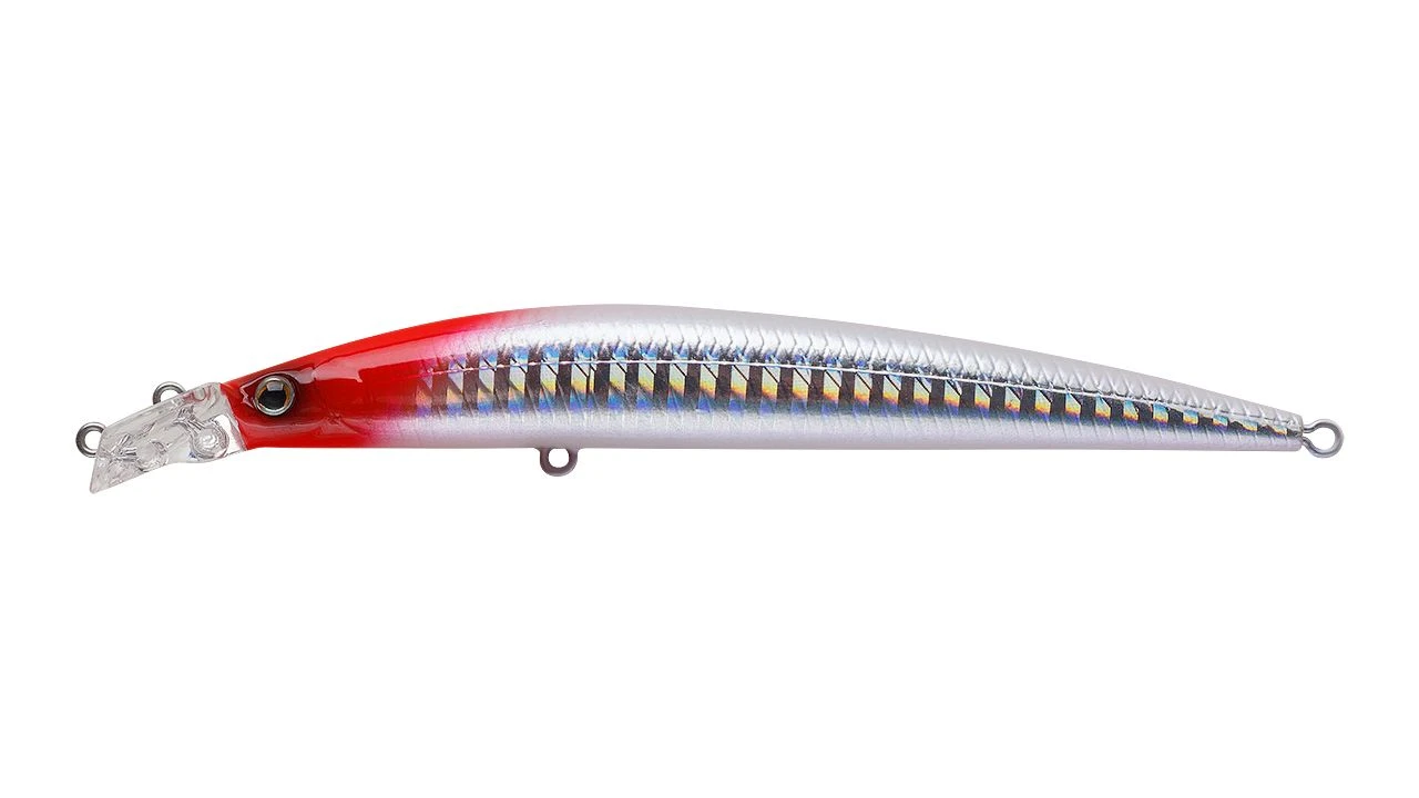 Воблер Strike Pro Top Water Minnow 110 022PPP-713 Redhead Silver 10,5 гр   JL-166F#022PPP-713 — характеристики,  особенности конструкции