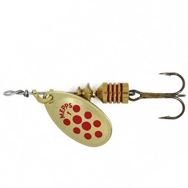 Вращающаяся Блесна Mepps Aglia Decoree №1 3,5 гр OR points rouge   a-1-o-r — характеристики,  особенности конструкции