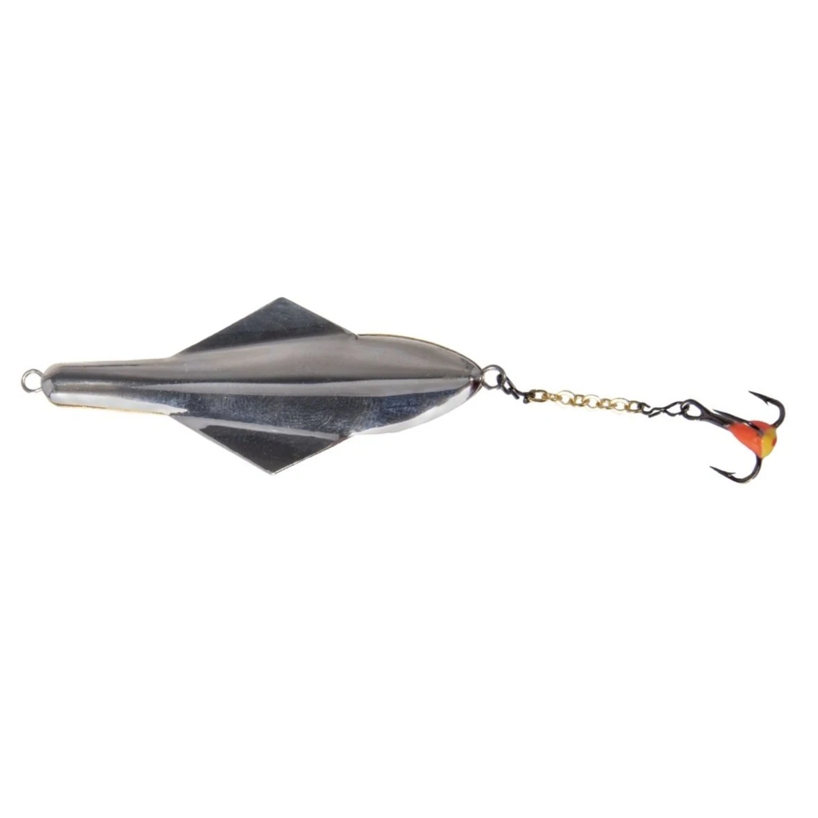 Зимняя Блесна Lucky John Glider 10 гр 60 мм GS С цепочкой и тройником  101-3-GS — крупный план
	                                    1