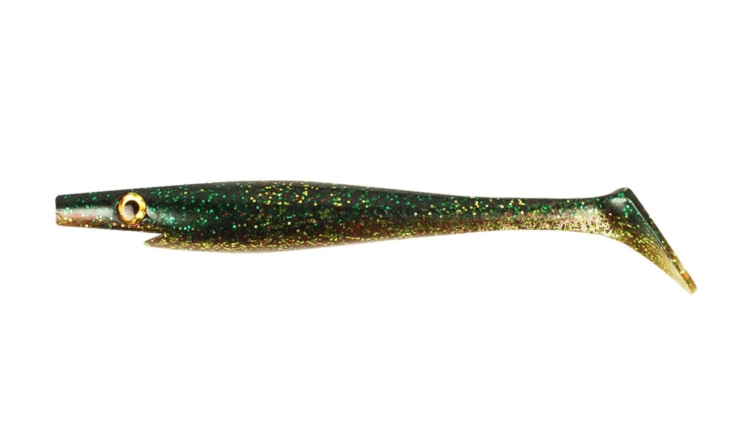 Силиконовая приманка Strike Pro Pig Shad Jr 200 мм 2 шт Green Perch   SP-172C#112 — характеристики,  особенности конструкции