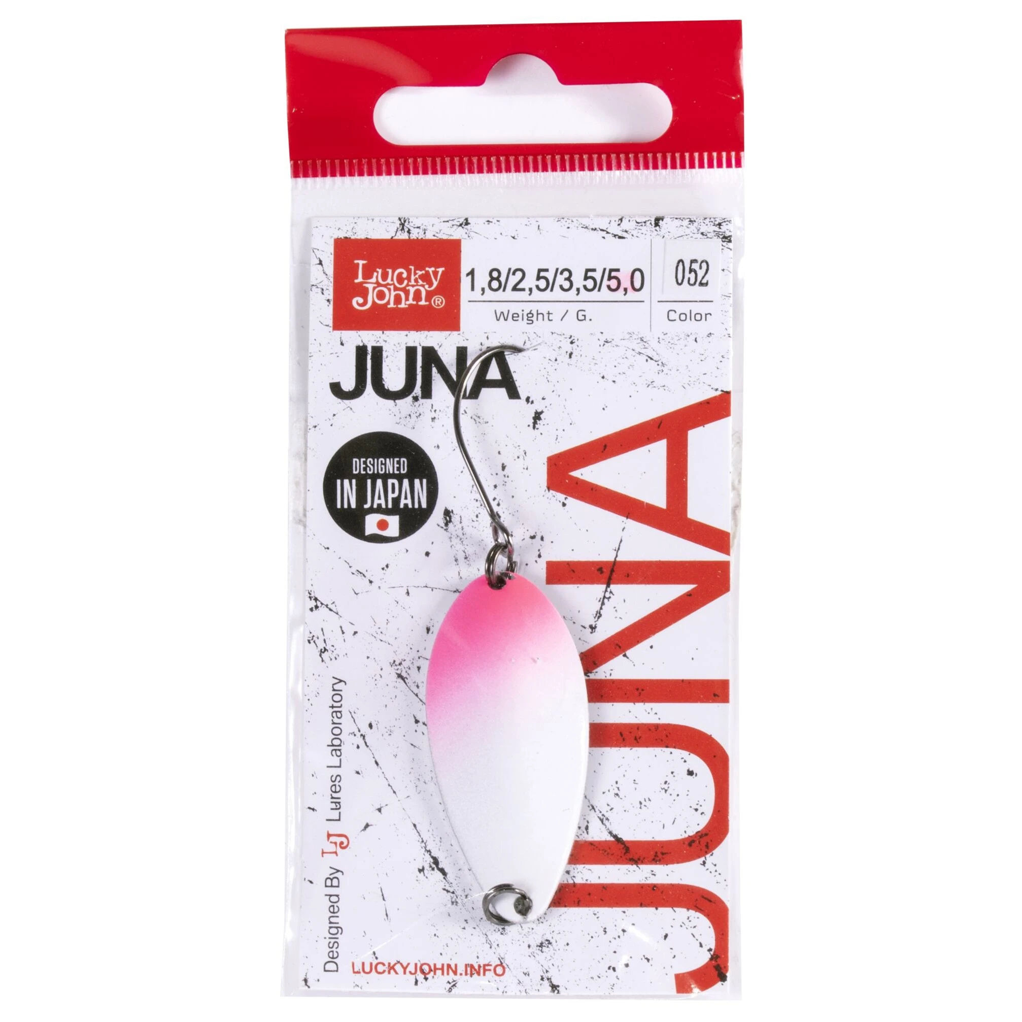 Колеблющаяся Блесна Lucky John Juna 5 гр 39 мм 052   LJJU50-052 — крупный план
	                                    2