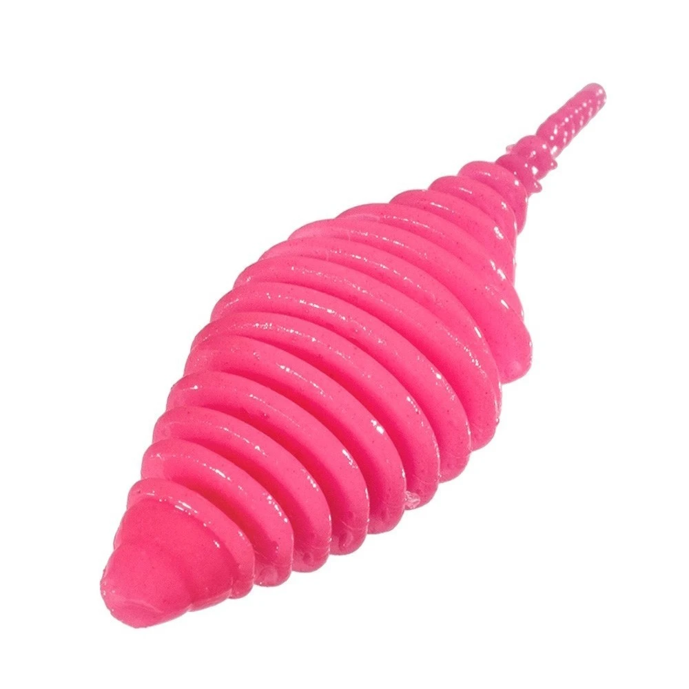 Силиконовая приманка ZUB Pollywog 40 мм 12 шт 150 розовый   LVR021 — крупный план
	                                    1