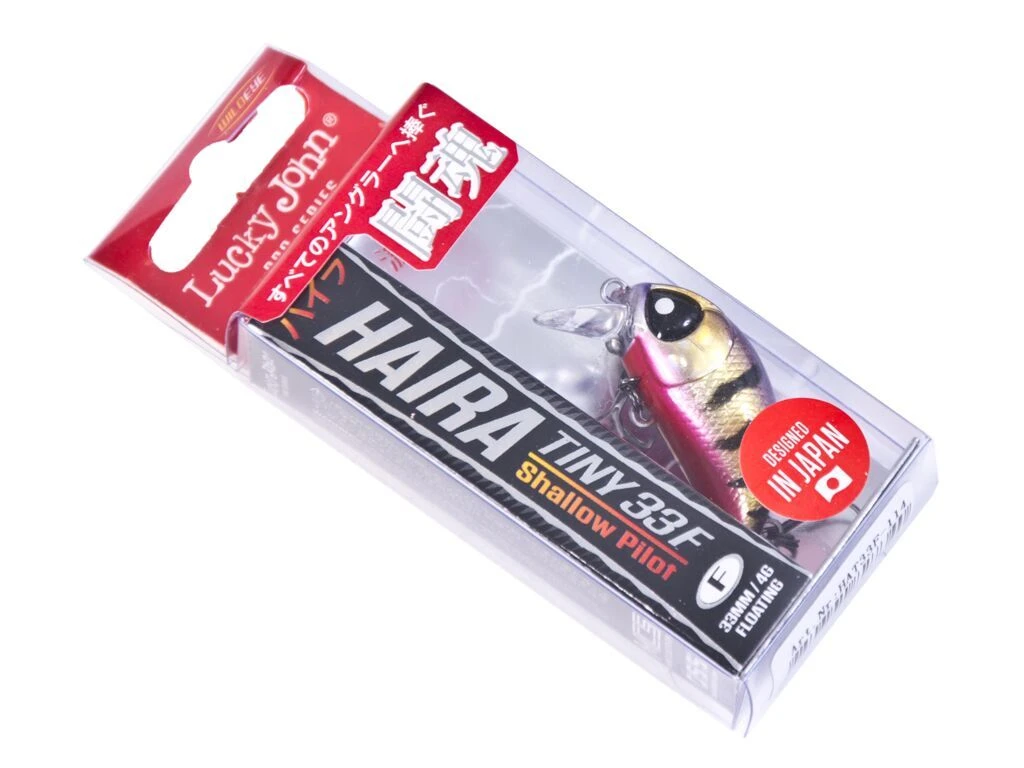 Воблер Lucky John Haira Tiny 33F Shallow Pilot 114 4 гр Pro Series  HAT33F-114 — крупный план
	                                    2
