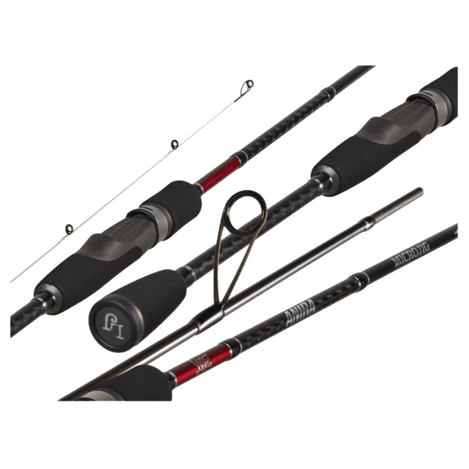 Спиннинг Lucky John Anira Microjig 712ULF-PR 216 см 0,7 - 5 гр    LJA-712ULF-PR — крупный план
	                                    1