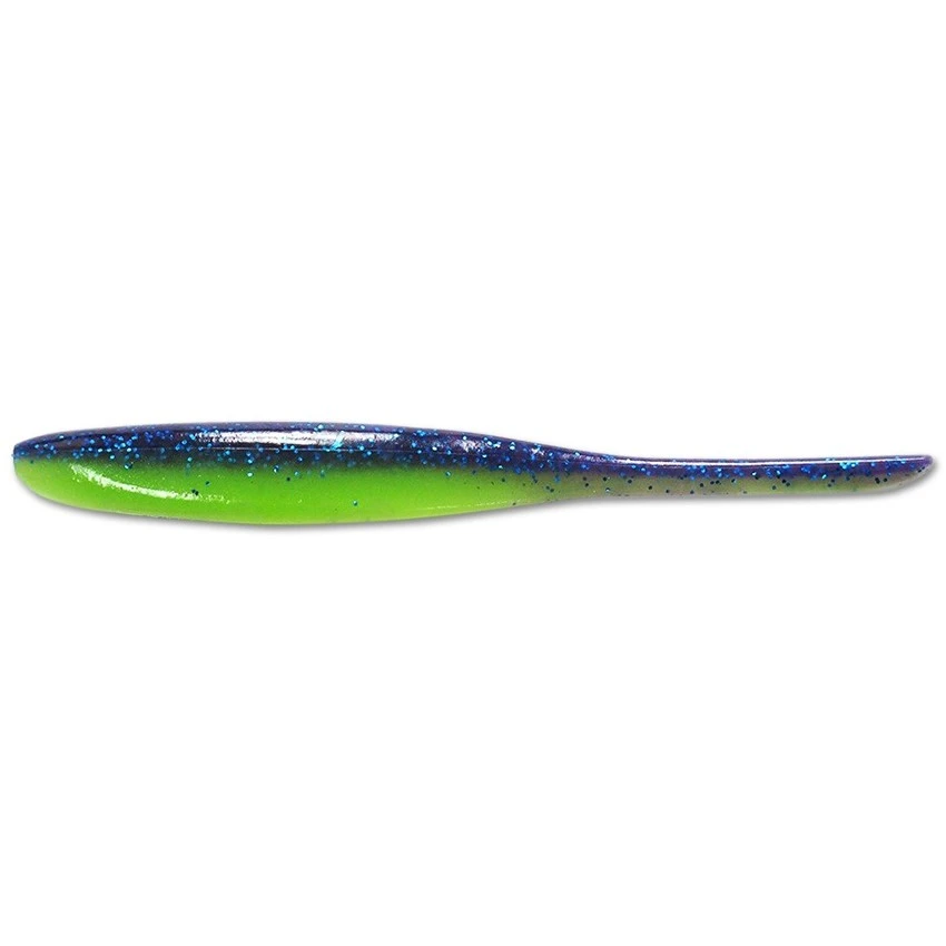 Силиконовая приманка Keitech Shad Impact 5 125 мм 6 шт PAL#06 Violet Lime Belly — характеристики,  особенности конструкции
