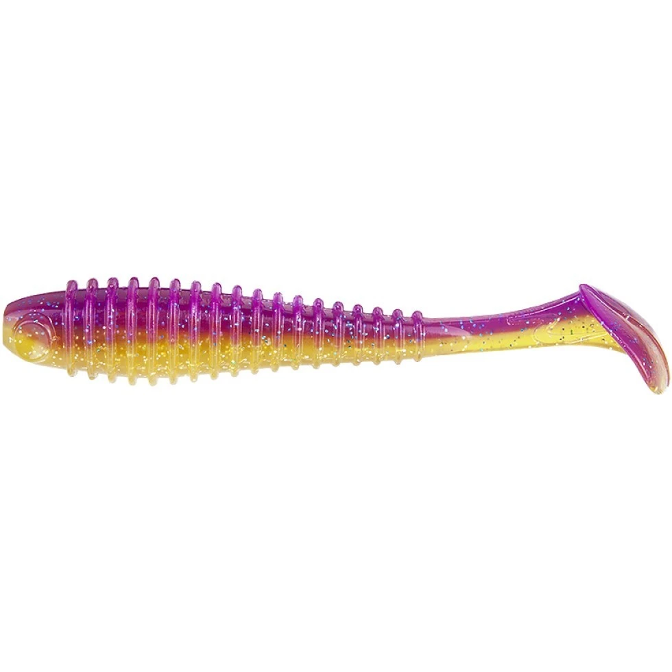 Силиконовая приманка Norstream Tubby Daddy 6.5 165 мм 3 шт 03 Purple-Yellow   15218-603 — характеристики,  особенности конструкции