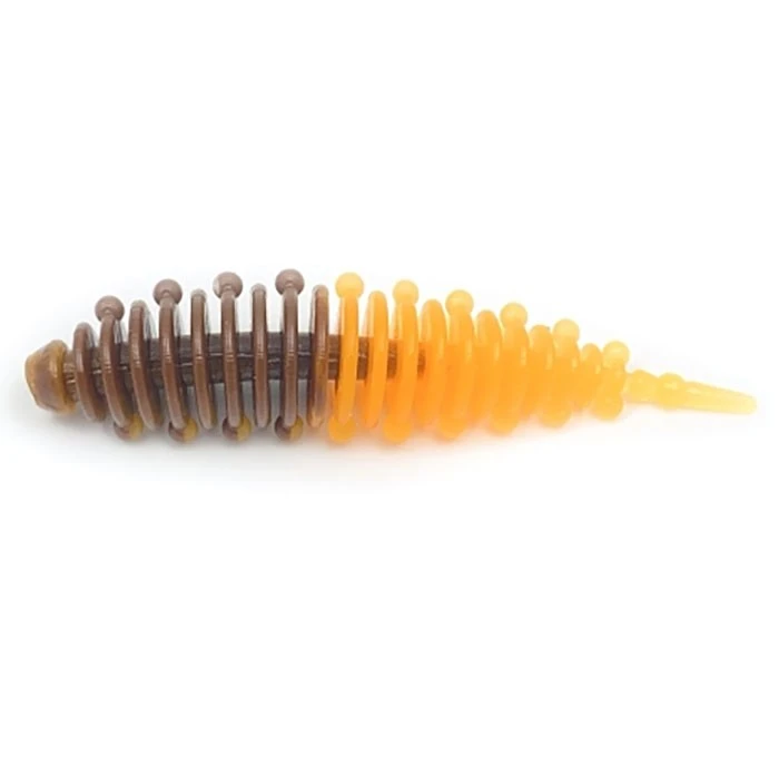 Силиконовая приманка Boroda Baits Ayra XL DC 75 мм 6 шт 213 Коричневый/Оранжевый   AYRXL-213 — характеристики,  особенности конструкции