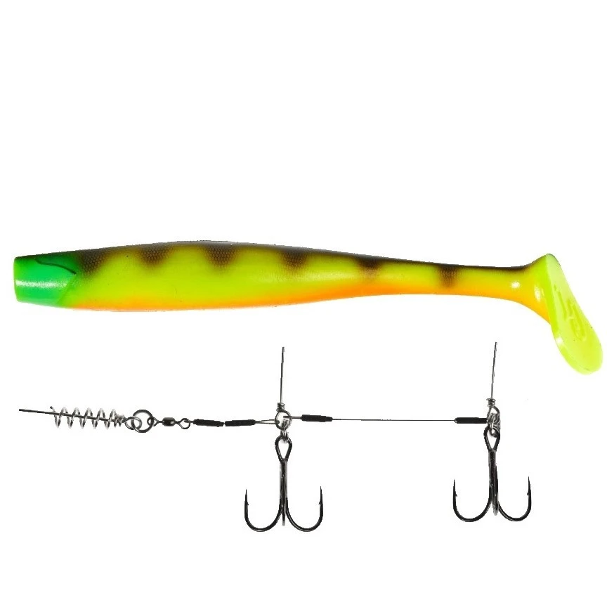 Силиконовая приманка Lucky John Giant Kubira Swim Shad 10.3in 260 мм 1 шт PG30 3D BBS Series + Stinger XL  140434SET-PG30 — характеристики,  особенности конструкции