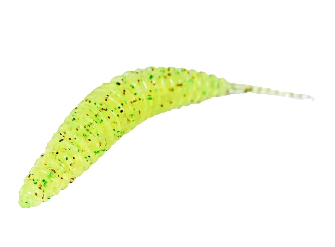 Силиконовая приманка Lucky John Trick Ultraworm 2.0in 51 мм 9 шт S15 Pro Series  140193-S15 — крупный план
	                                    1