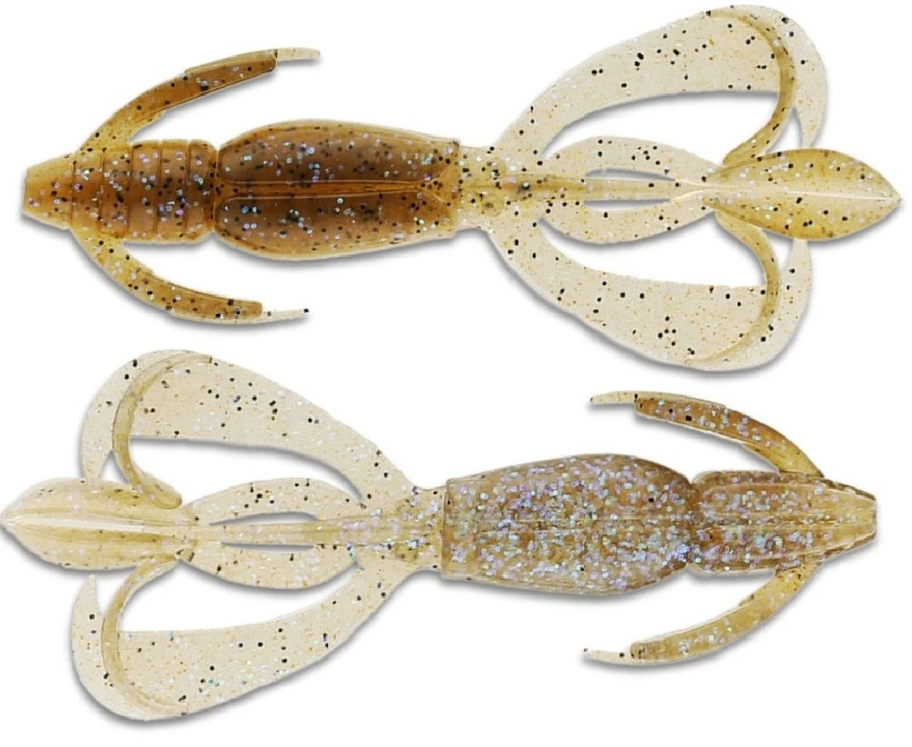 Силиконовая приманка Keitech Crazy Flapper 4.4 111 мм 6 шт 462 Electric Smoke Craw — характеристики,
	                                    особенности конструкции