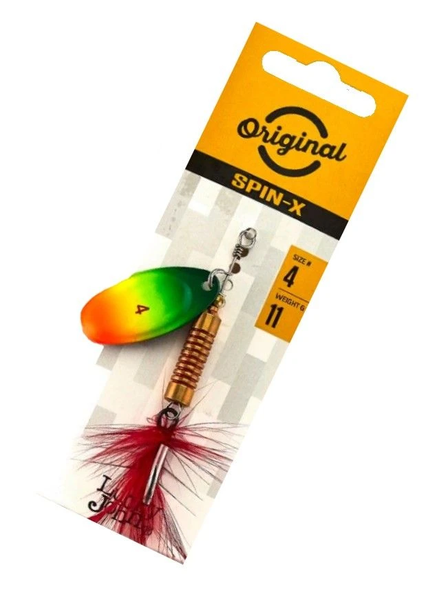 Вращающаяся Блесна Lucky John Spin-X Round №4 11 гр FT   LJSR04-FT — крупный план
	                                    2