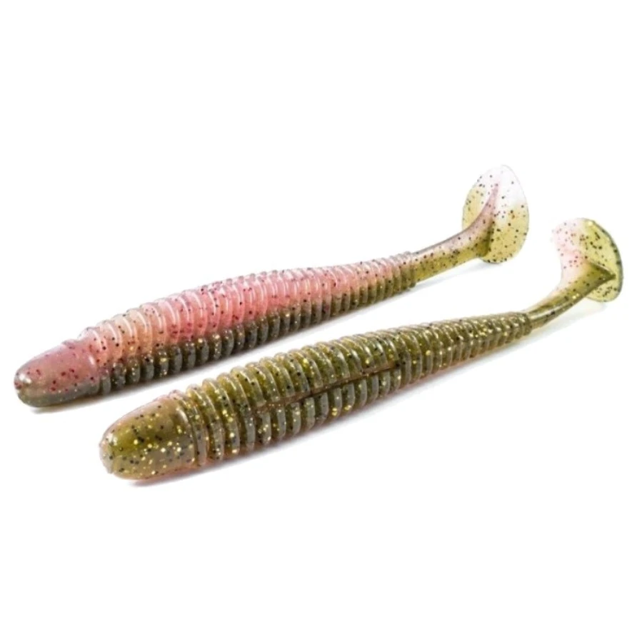 Силиконовая приманка Noike Wobble Shad 7.5 191 мм 2 шт 130 Green Pumpkin Blossom   NKNJ7130 — крупный план
	                                    1