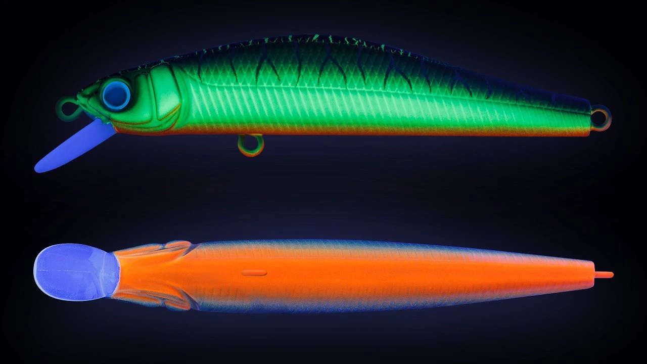 Воблер Strike Pro Inquisitor 80SP A223S-RP Pearl Mat Tiger 8,3 гр UV  EG-193A-SP#A223S-RP — крупный план
	                                    1