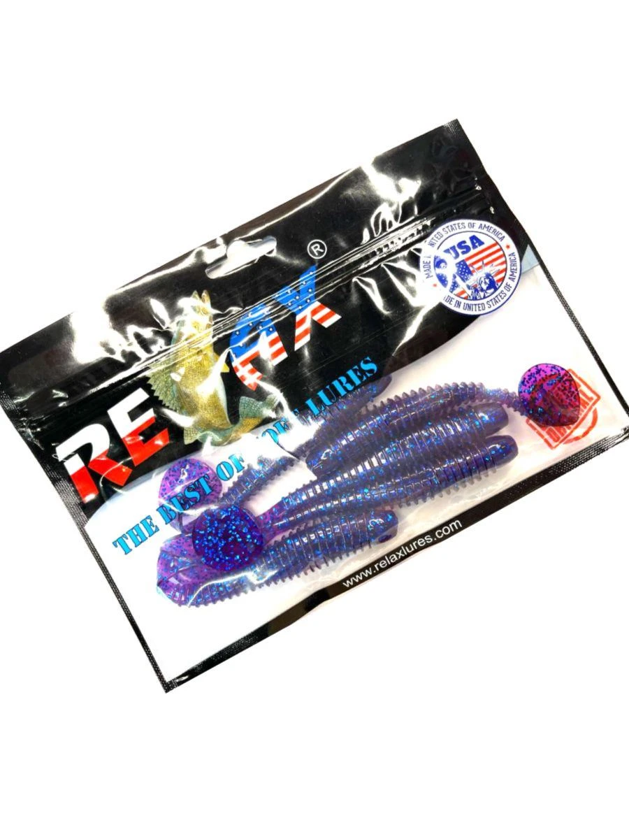 Силиконовая приманка Relax Texas 5 130 мм 5 шт S225   TX5-S225 — крупный план
	                                    1