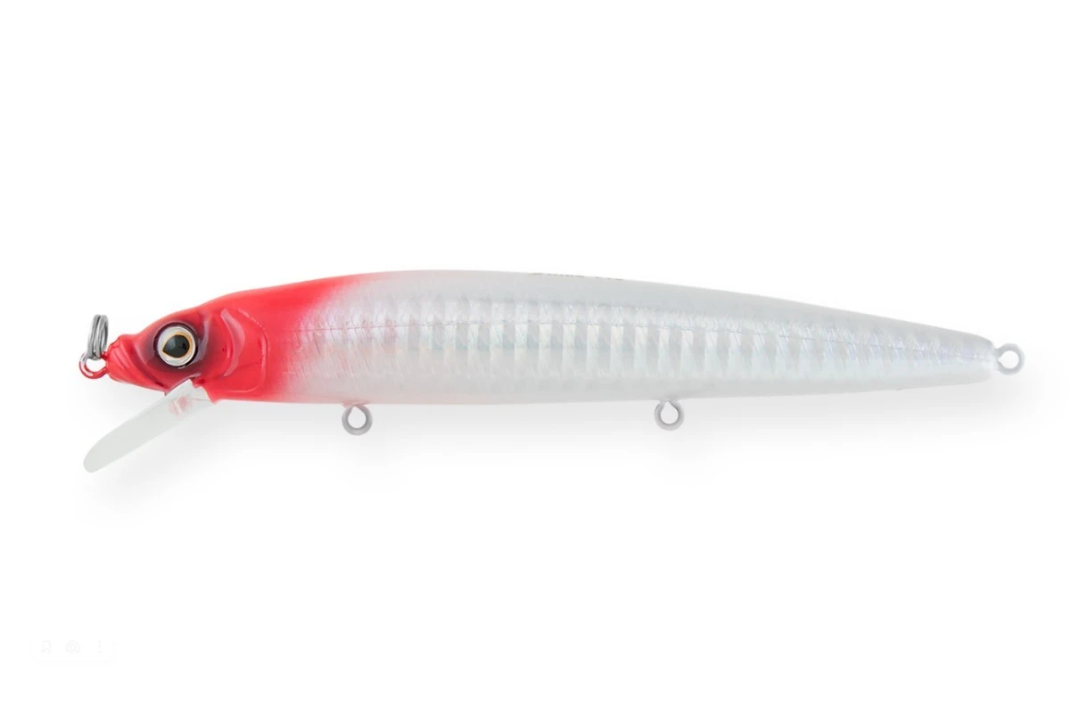 Воблер Strike Pro Alpha Minnow 115 022PPP-713 Redhead Silver 12,5 гр   EG-033F#022PPP-713 — характеристики,
	                                    особенности конструкции