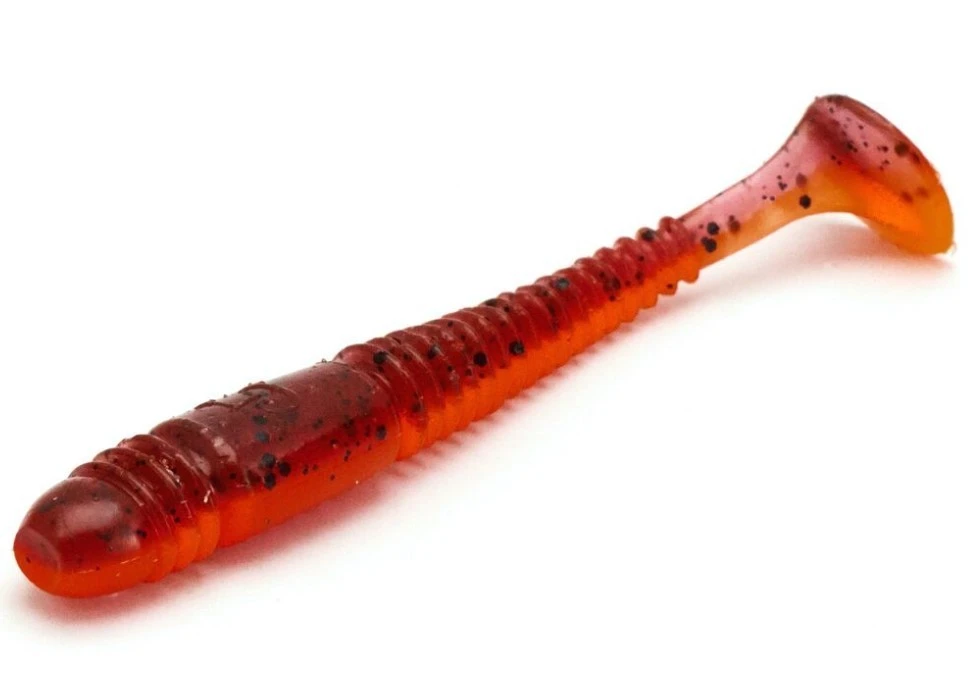 Силиконовая приманка Lucky John Tioga 3.9in 100 мм 5 шт T48 Pro Series  140104-T48 — крупный план
	                                    1