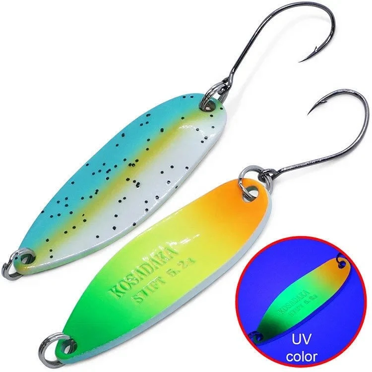 Колеблющаяся Блесна Kosadaka Trout Police Swift 5,2 гр 40 мм AA21UV   TL-SWT-AA21UV — характеристики,
	                                    особенности конструкции