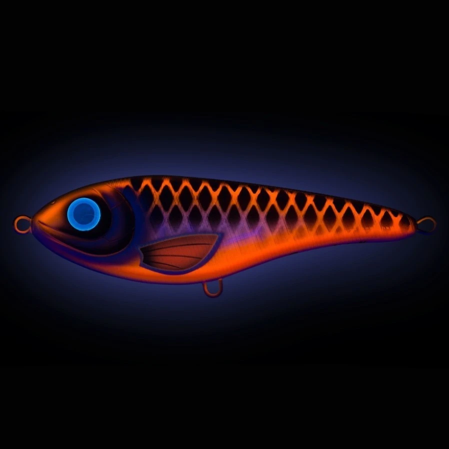 Воблер Strike Pro Buster Jerk II Shallow Runner C687G Seafart 37 гр   EG-049#C687G — крупный план
	                                    1