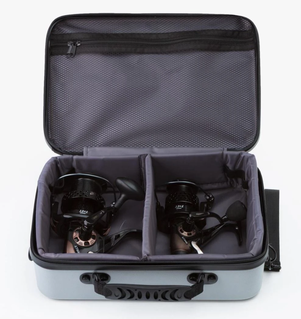 Кейс Для катушек Garry Zonter Для двух катушек  35,5х23,5х13,5 см Серый   KK7-8GR2 — крупный план
	                                    1