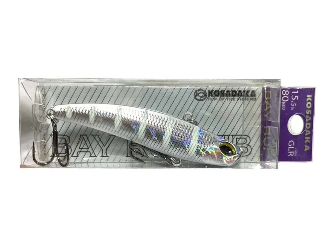 Воблер Kosadaka Bay Ruf Vib 80S GLR 15,5 гр   BayRuf80s-GLR — крупный план
	                                    1