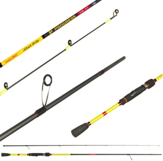 Спиннинг Lucky John Progress Jig V2 822MHF 249 см 12 - 37 гр    LJPJ2-822MHF — крупный план
	                                    3