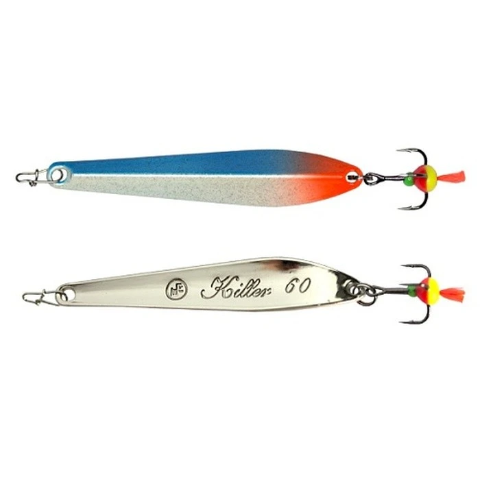 Зимняя Блесна Ecopro Killer 9 гр 60 мм BLS   EPVJKT60BLS — характеристики,  особенности конструкции