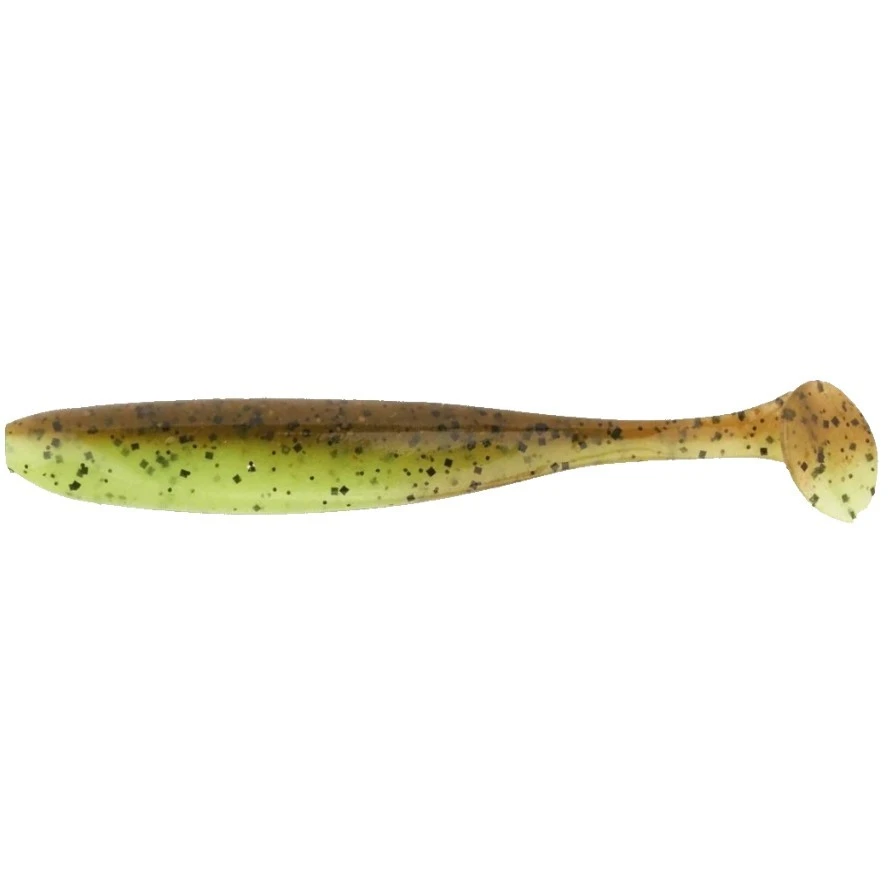 Силиконовая приманка Keitech Easy Shiner 3.5 89 мм 7 шт 401 Green Pumkin/Chartreuse — характеристики,  особенности конструкции