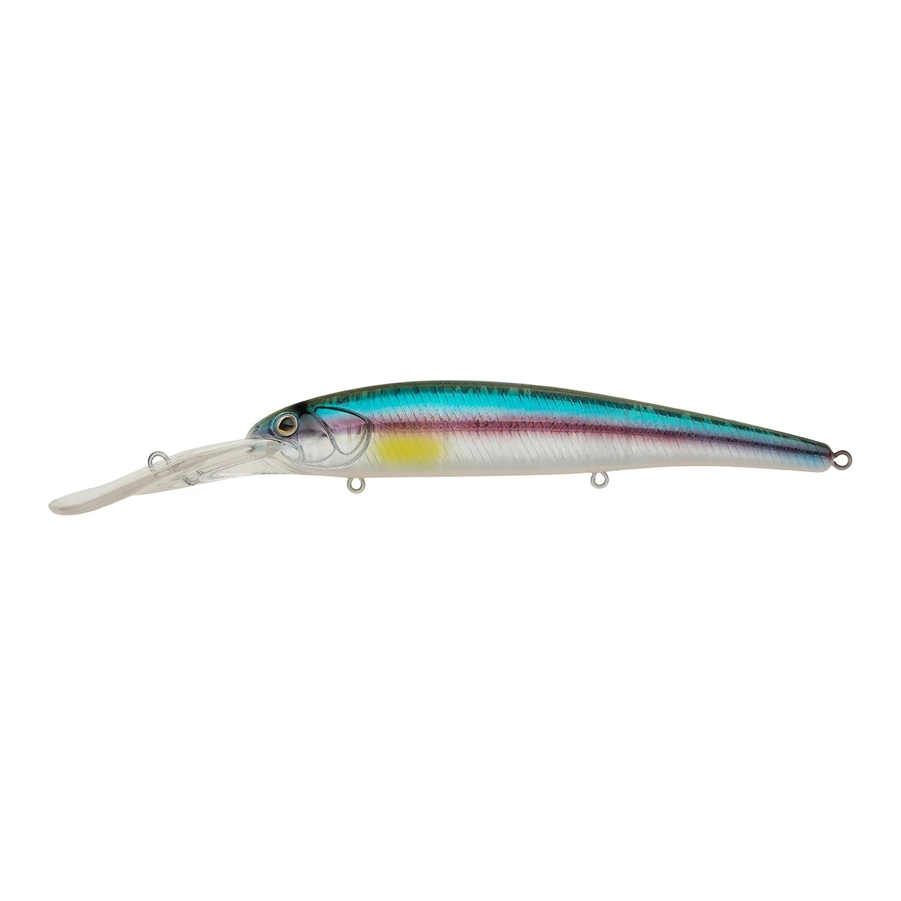 Воблер Strike Pro Hooligan Deep Diver 120 A210-SBO-RP Rainbow Ghost Wakasagi 20,9 гр   EG-220L#A210-SBO-RP — характеристики,  особенности конструкции