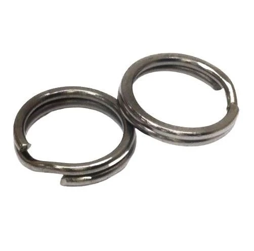Кольцо Заводное Lucky John Split Rings  №004 7 кг 7,6 мм 7 шт Серебристый Pro Series  LJP5117-004 — крупный план
	                                    1