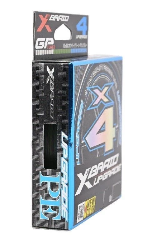 Плетеный шнур YGK X-Braid Upgrade X4 120 м  PE # 0,6 3 Color 0,128 мм — крупный план
	                                    3