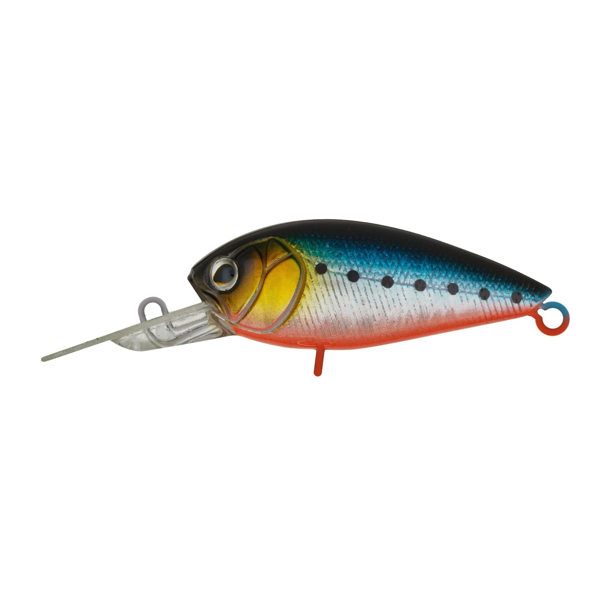 Воблер Strike Pro Candy Crank 40 A234-SBO Blue Back Silver OB Fluo 3,1 гр   EG-202F#A234-SBO — характеристики,  особенности конструкции