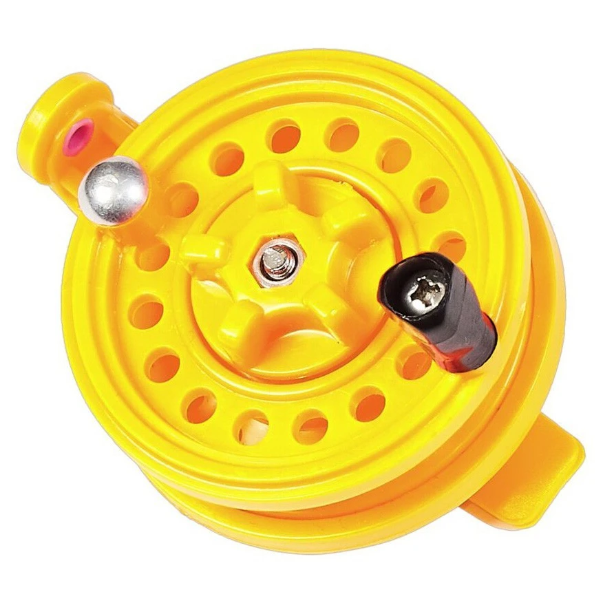 Катушка Salmo Ice HR 58 Жёлтая   3058-02 — характеристики,
	                                    особенности конструкции