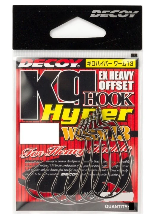 Крючок Офсетный Decoy KG Hyper Worm 13 №4/0 4 шт — крупный план
	                                    2