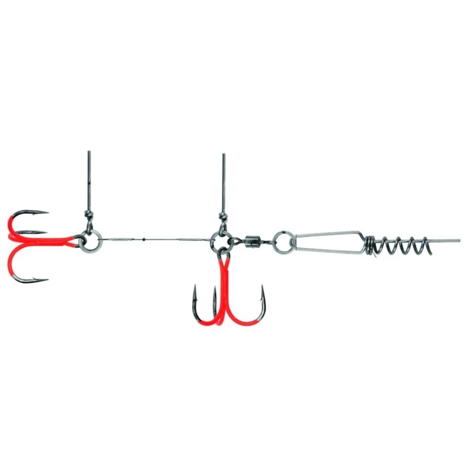 Стингер Мормыш Spring Lock Big Size Титановый №1 25 кг 1 шт  Цветной со спиралью M  VD-CTiSL-M — характеристики,  особенности конструкции