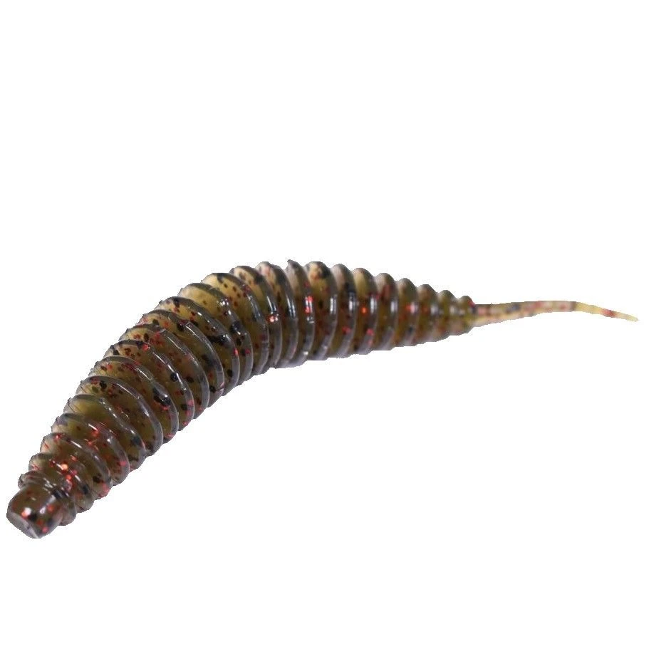 Силиконовая приманка Lucky John Trick Ultraworm 1.4in 35 мм 12 шт PA03 Pro Series  140192-PA03 — крупный план
	                                    1