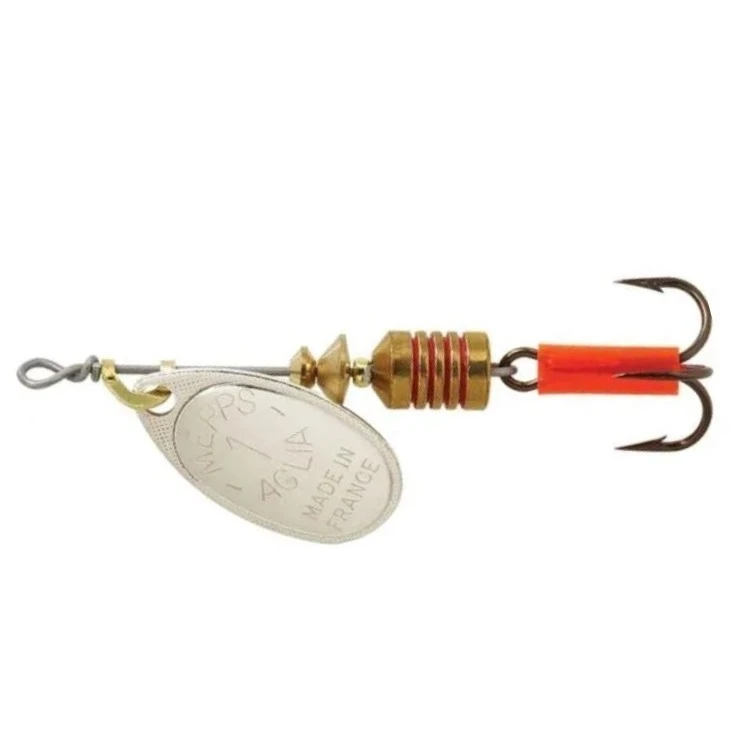 Вращающаяся Блесна Mepps Aglia №1 3,5 гр Silver   a-1-a — характеристики,  особенности конструкции