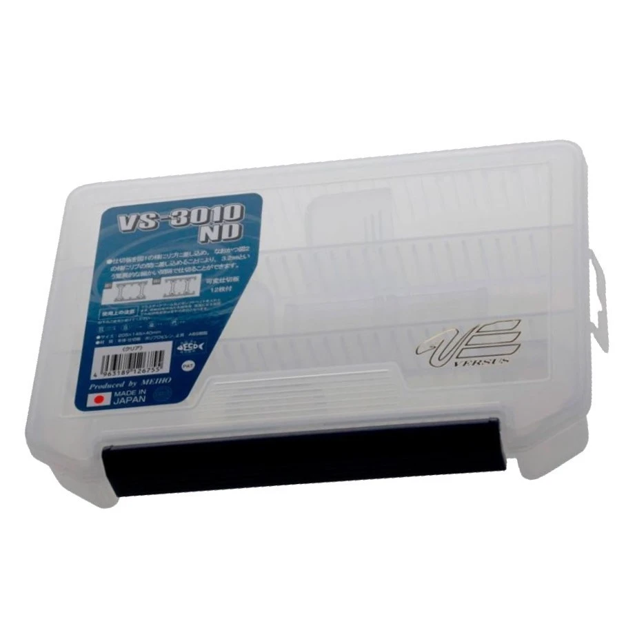 Коробка Meiho Versus  20,5х14,5х4 см Clear   VS-3010ND-C — характеристики,  особенности конструкции