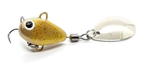 Тейл-спиннер UF Studio Hurricane 4 4 гр 40 мм Gold Glitter   H4Gg — характеристики,  особенности конструкции