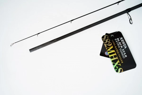 Спиннинг Xesta Black Star Extra Tuned S82MHX-S 250 см 1 - 25 гр  Long Range Swayer  XBSET-S82MHX-S — крупный план
	                                    2