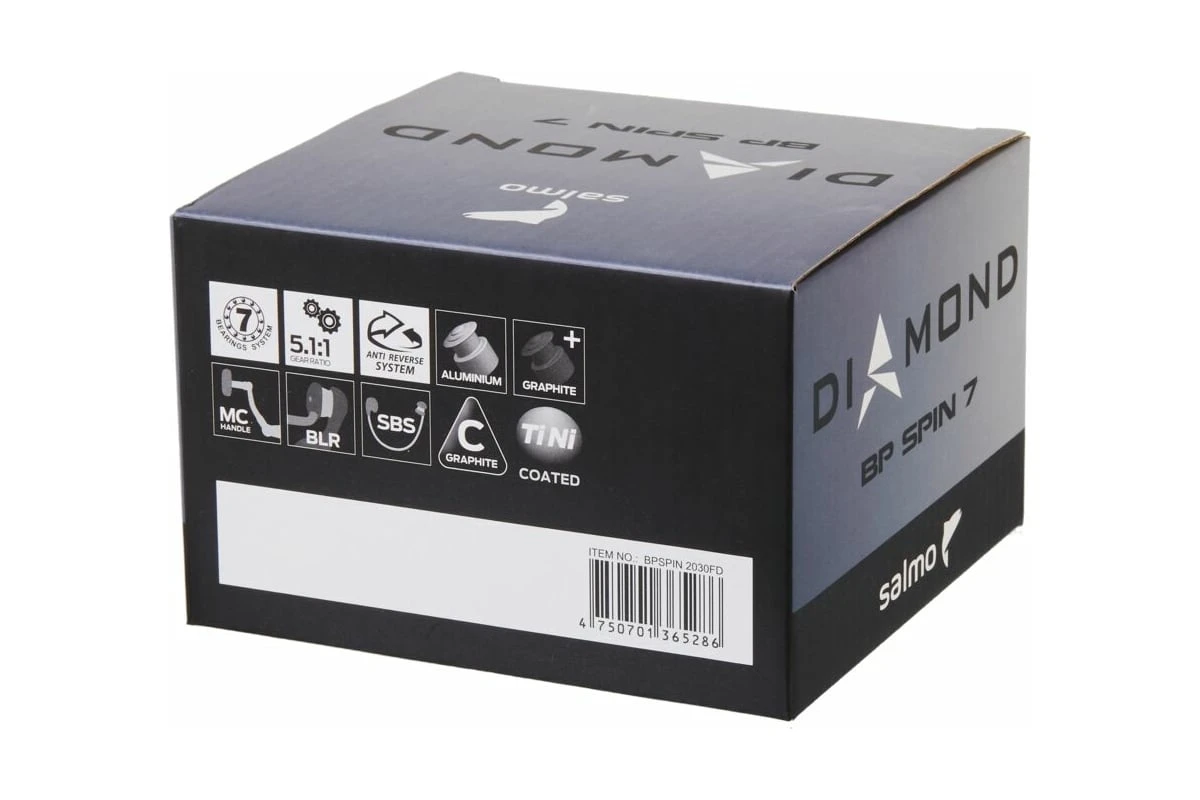 Катушка Salmo Diamond BP Spin 7 2000FD    2020FD — крупный план
	                                    9